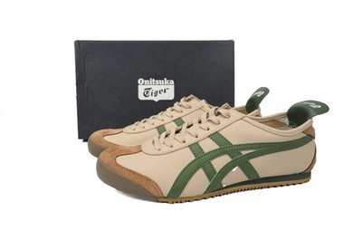 Onitsuka Tiger Mexico 66 'Beige Grass Green' Men s Running Shoes