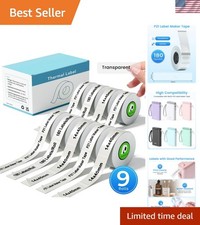 9 Rolls Compatible with Nelko P21 Label Maker Tape, 14X40Mm 0.55"X1.57" Self-A