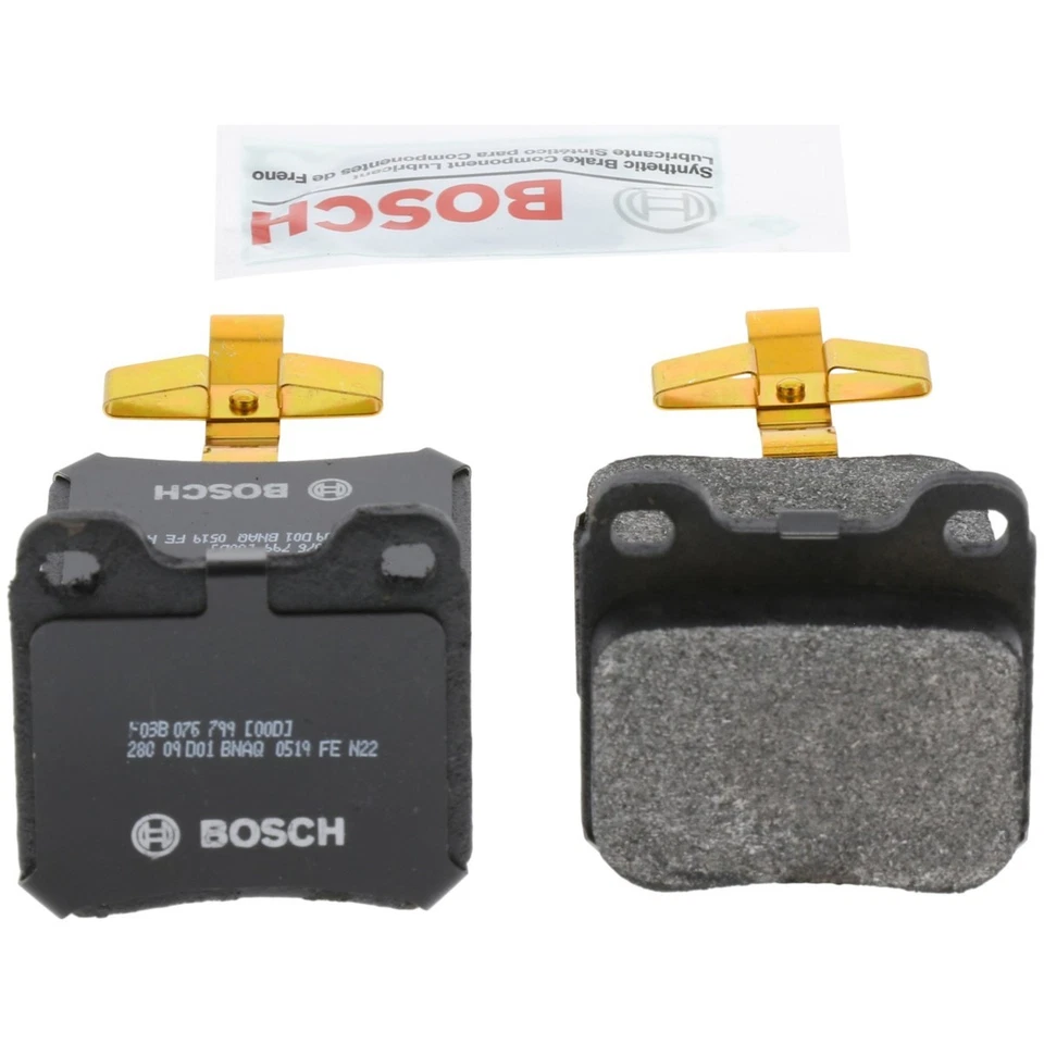 Juego de pastillas de freno traseras de 2 ruedas BP709 Bosch para Saturn L300 Saab 9-3 LW300 LW200 Foto 4 de 4