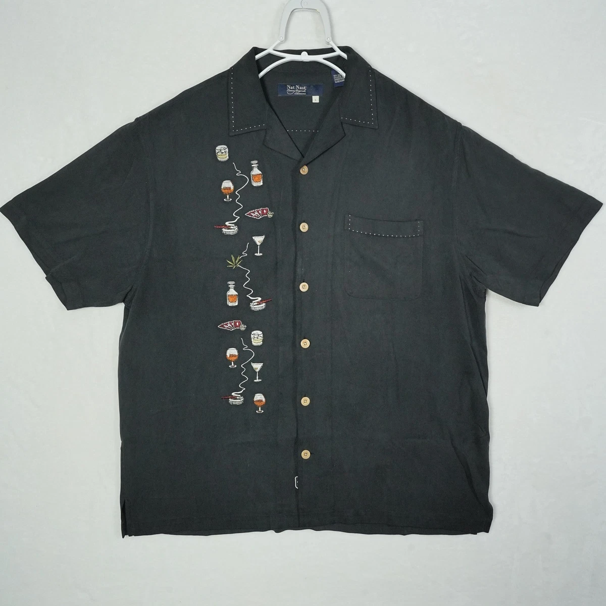 Nat Nast Silk Casual Button-Down Shirts for Men for sale | eBay