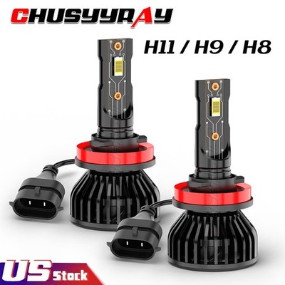 2* 12000LM LED Headlight H11 Low Beam Bulbs Combo For Toyota Avalon 2008-2012