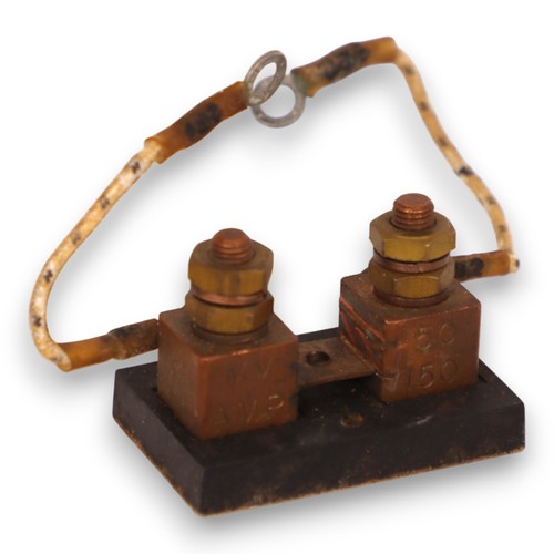 Westinghouse Brass Electrical Shunt 150A 75mV Antique Industrial 1920