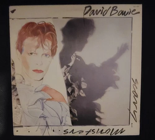 Scary Monsters [LP] David Bowie 1980 Rock Vinyl Record VG+ w/ inner