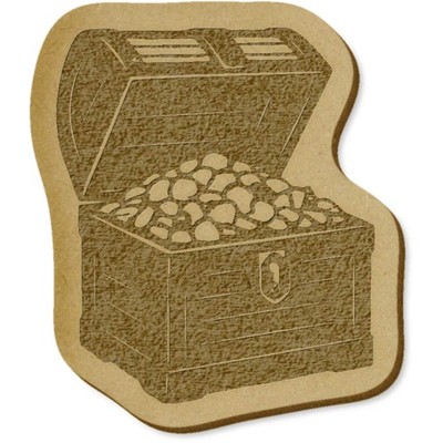 6 x 'Offene Piraten Schatztruhe voller Gold' Verzierungen (EB00036454)