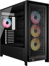 Frame 5000D RS ARGB Modular High Airflow Mid-Tower PC Case   4X Pre-Installed RS