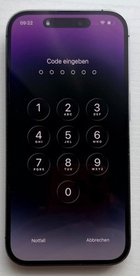 Apple iPhone 14 Pro - 256GB - Dunkellila (Ohne Simlock) (Dual-SIM)