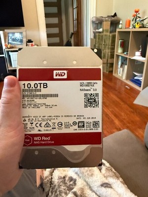 Western Digital 10TB HDD - WD100EFAX - 5400RPM 6Gbps 3.5'' SATA Hard Drive