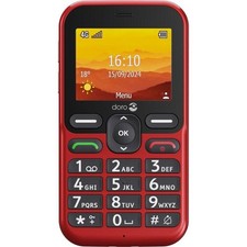 Doro Lever L10 6.1cm 2.4" 120.7g Red Basic Cell Phone