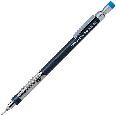 Pentel Graphlet Mechanical Pencil, 0.7mm (PG507-CD) 0.7 mm, ブラック 