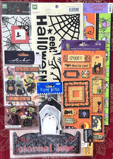  204 - AWESOME HALLOWEEN STICKER  EMBELLISHMENT LOT PAPER BLISS STICKER  MORE