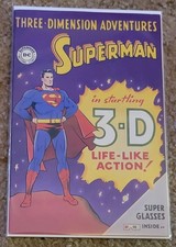 SUPERMAN - Three Dimension Adventures 1997 Reprint - w/o 3-D Glasses