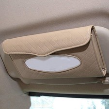 Car Tissue Holder, Sun Visor Tissue Holder, Car Visor Napkin Holder, PU Leather