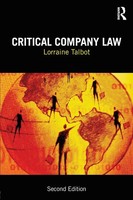 Critical Company Law Lorraine Talbot Taschenbuch Einband - Flex.(Paperback) 2015