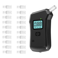 Alkoholtester Testsieger Polizeigenau Alcohol Tester Atem-Messgerät 20 Mundstück