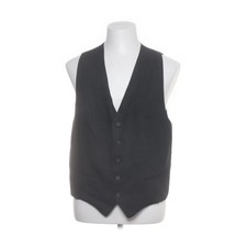 Anzugweste, Größe: 54, Schwarz/Grau, Herren #eyX