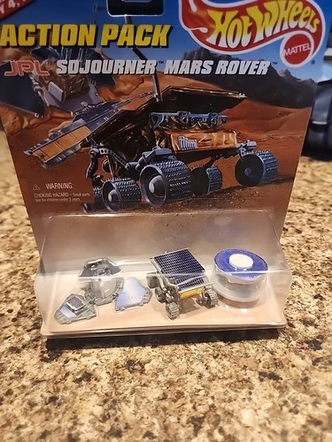 1996 Hot Wheels Action Pack NASA JPL Sojourner Mars Rover New In Package Vintage