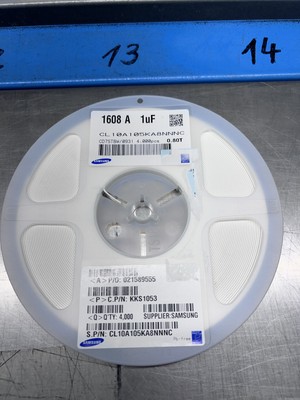 4000st. CL10A105KA8NNNC Kond Keramik MLCC 1uF 25V X5R ±10% SMD 0603 SAMSUNG