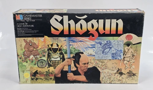 VTG 1986 Shogun Board Game by Milton Bradley COMPLETE! Counted with extras -READ