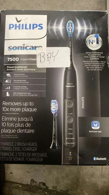 #ad Philips Sonicare 6500 Protective Clean Electric Toothbrush Black Open Box $64.00