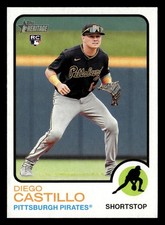 Diego Castillo 2022 Topps Heritage #541 Pittsburgh Pirates ROOKIE RC