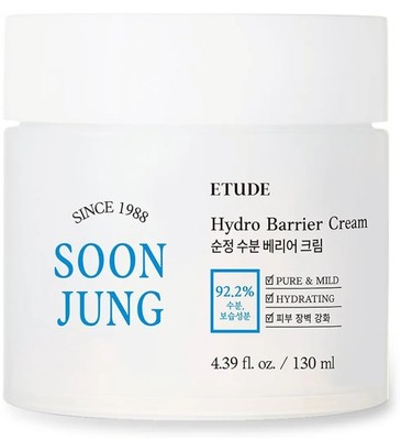 Etude soonjung Hydro Barrier cream 4.4 fl oz Moisturizing & soothing  Exp 07/26