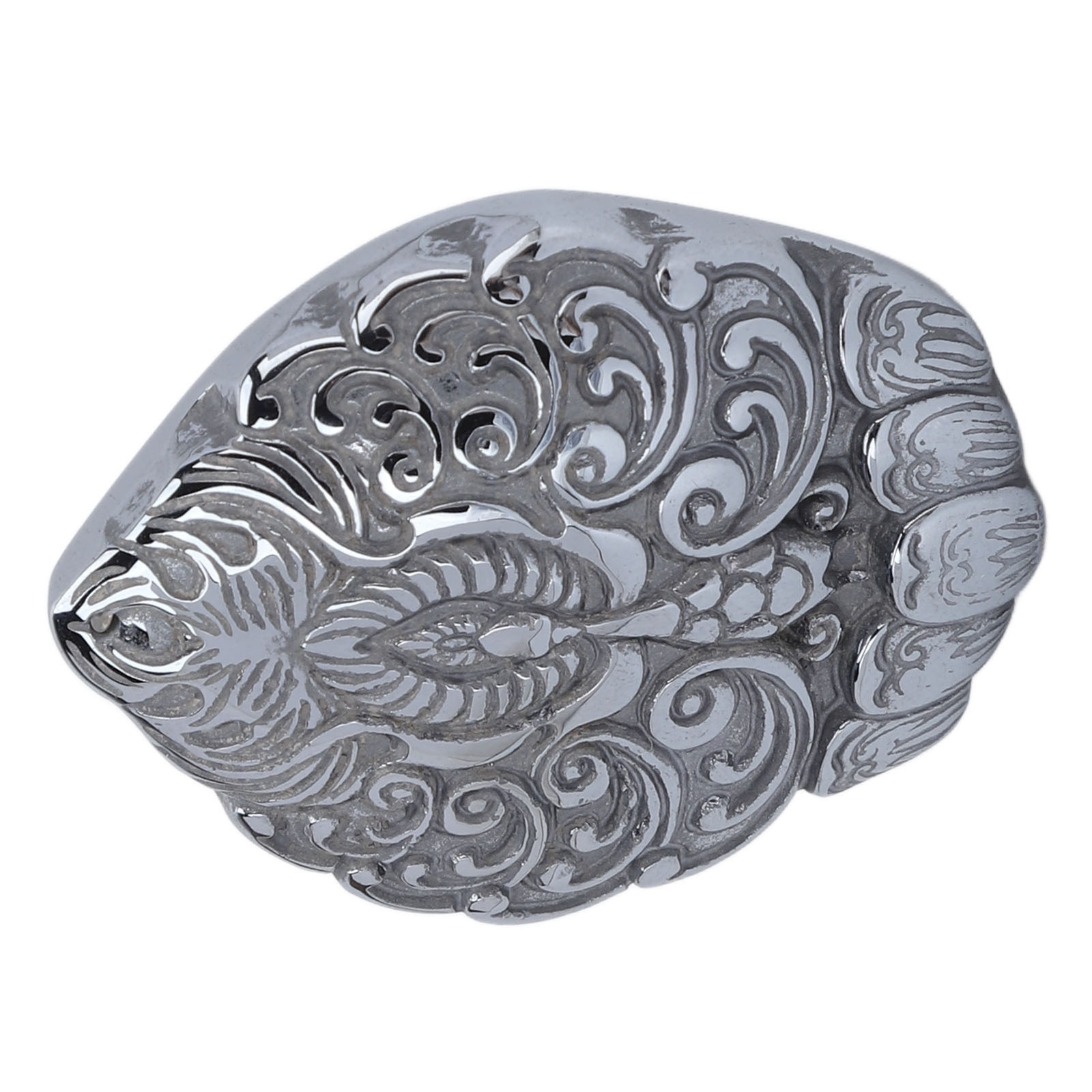 Natural Terahertz Pendant Peacock Pattern Carved Energy Stone Hanging Orname BLW