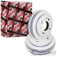2X Ashika 180Mm Bremstrommeln Hinten Passend FÜR KIA Picanto Links+Rechts |