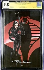 GI Joe #313 CGC 9.8 Signed Clayton Crain Baroness Virgin Megacon LTD 250 W/ CoA
