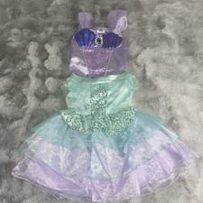 Disney Store Princess Little Mermaid Ariel Costume Dress Girl , Size 4