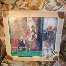 Vintage latch hook rug Kit Christmas Stocking wall hanging aronelle new in box