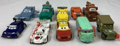 Disney Pixar Cars Mattel Diecast Autos Figuren 10 Stück Konvolut Sammlung Set