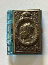 King George V Miniature Royal  Silver Jubilee Commemorative 1935 (cracked)