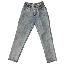 Vintage P.S. Gitano Acid Wash Mom Jeans High Waist Size 12 Reg