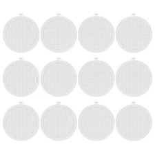  12 Pcs Mesh Plastic Canvas Sheets for Bags Handbag Shaper Pad Cushion Base