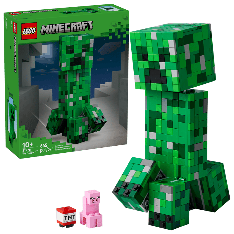 Lego Unisex Kids Minecraft The Creeper Figure Building Toy Set 21276 - Image 6
