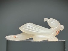 小精品 Shang Dy Old Jade Carved God Bird Design "Gua Jian" "Pei" Pendant L 3.9 cm