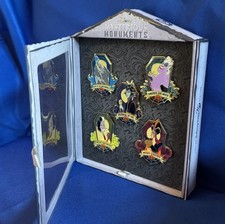 2025 Disney Parks Mysterious Monuments Maleficent Chaser Villains 5 Pin LE NEW!
