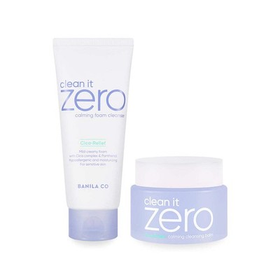 Banila Co Clean It Zero Calming Cleansing Balm 100ml + Calming Foam Cleanser 150