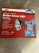ACE Motion Sensor Light 3400 Sq Ft 60ft Range...