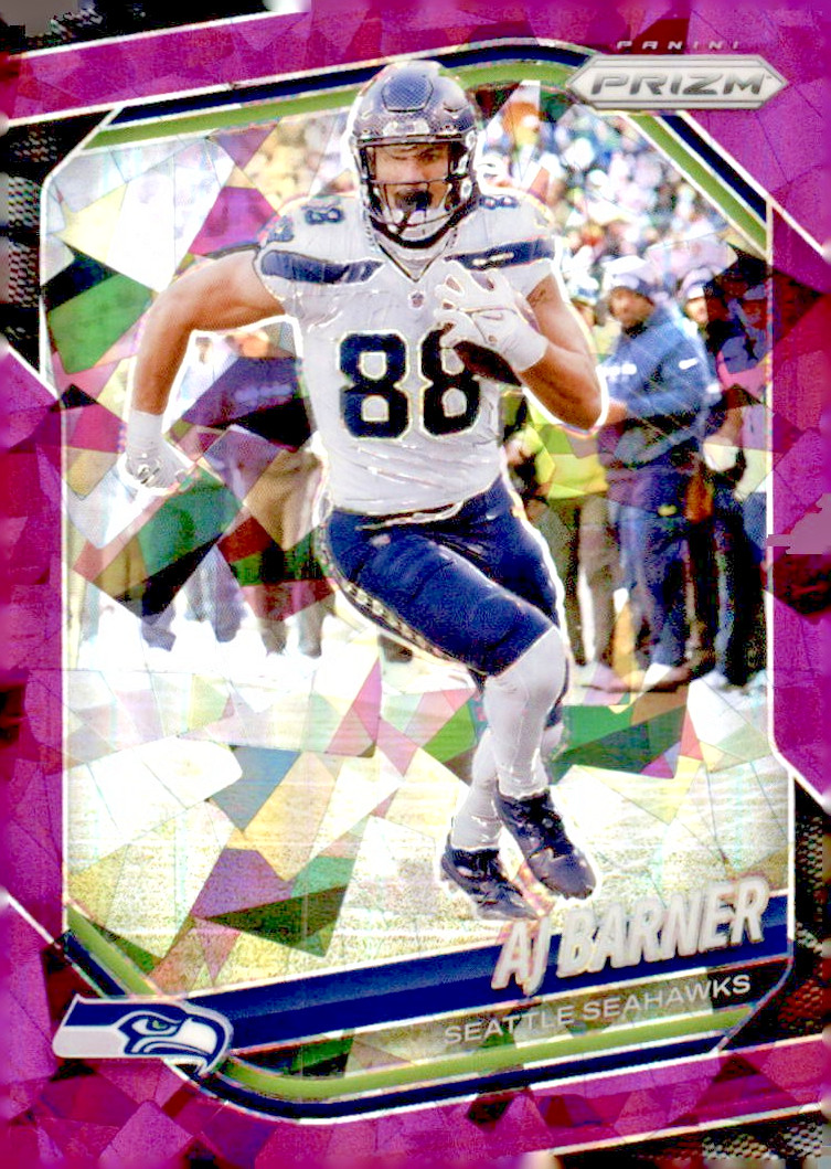 2025 Panini Prizm Purple Ice Aj Barner #297 /225