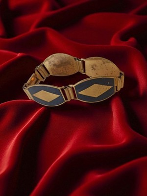 Bracelet Vintage Plaqué Or Massif - Pièce Unique Et Authentique - Occasion