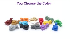 Lego 1x1 Plate with Open 'O' Clip Horizontal Grip You Choose the Color