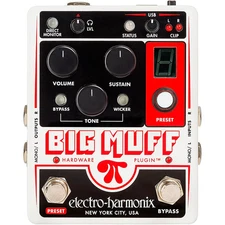 Electro-Harmonix Big Muff Pi Hardware Plug-in Harmonic Distortion/Sustainer Pedl
