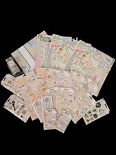 Bo Bunny Harmony Collection Lot Of 18/New/Includes Plastic Storage Case