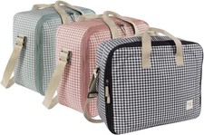 Walking Mum. Maleta de Bebé I Love Vichy. Bolsa de maternidad para