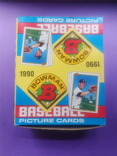 1990 BOWMAN BASEBALL RACK PACK BOX UNSEARCHED FRESH FROM A CASE