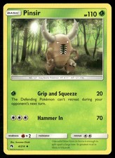 Pinsir 4/214 Uncommon Lost Thunder Pokemon Lightly Played