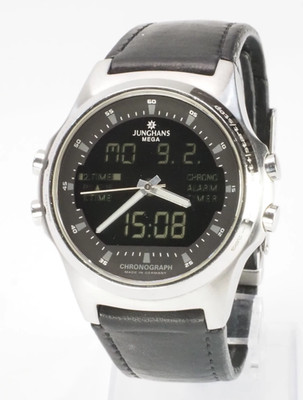 Junghans Funkuhr Apollo Alarm Chronograph 54/4323 sehr guter Zustand
