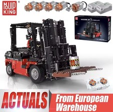 Tecknik RC Gabelstapler Baustein Set — App Fernsteuerung — Klemmbausteine Modell