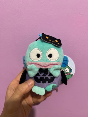 Japan Sanrio Hangyodon Halloween Special Edition Stofftier Plüsch Schlüsselanhänger 2020